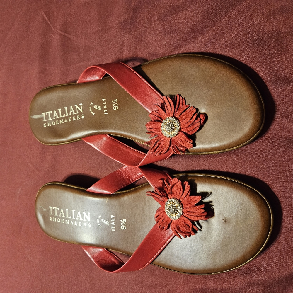 Italian Shoemakers Women's Red Sandals